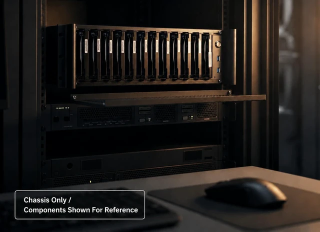 Alt view image 6 of 6 - 3U mini-itx Rackmount NAS Chassis