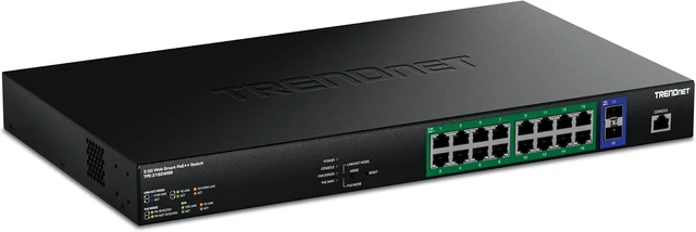Main image of TRENDnet 18-Port 2.5G PoE++ Web Smart Switch,TPE-3182WSB