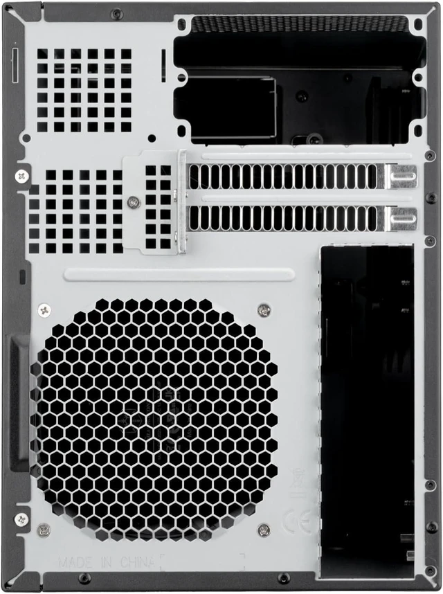 Alt view image 4 of 7 - SilverStone Technology CS240 4-Bay U.2 Tri-Mode Hot-Swap High-Performance Mini-ITX NAS Chassis, SST-CS240B