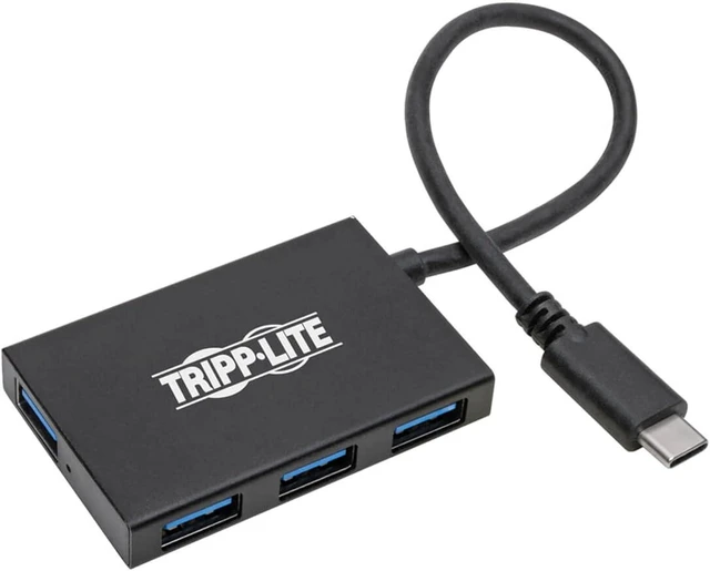 Main image of Tripp Lite USB C Hub 4-Port USB-A USB 3.1 Gen 2 10 Gbps Portable Aluminum