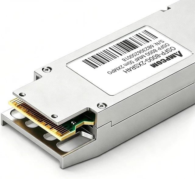 Alt view image 7 of 7 - AMPCOM 800G OSFP Transceiver Compatible for MMA4Z00-NS 2xSR4 InfiniBand NDR