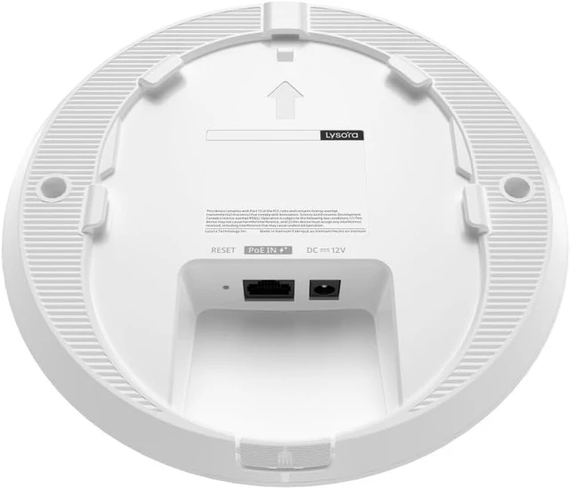 Alt view image 3 of 7 - Lysora L6Lite Wi-Fi 6 AX1800 Dual-Band Gigabit Ceiling Mount Access Point