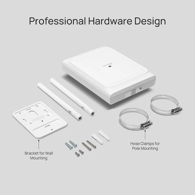 Alt view image 4 of 7 - Omada 7 Outdoor, BE5000 WiFi Access Point, w/o PoE Injector(EAP725-Outdoor)