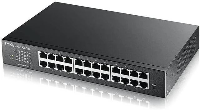Main image of Zyxel 24 Port Network Ethernet Switch | Smart Managed Gigabit | GS1900-24E