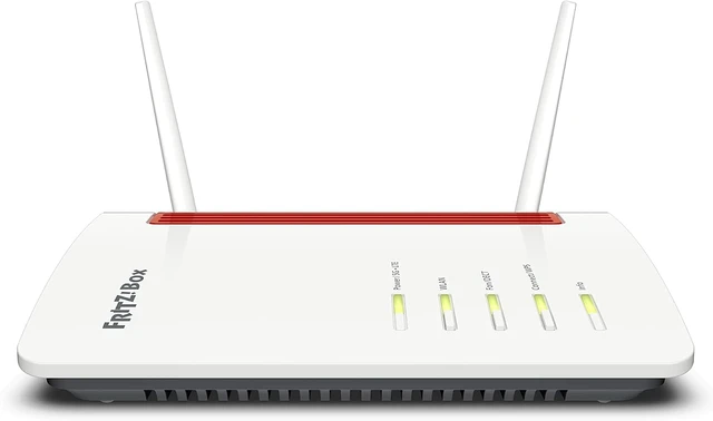 Alt view image 3 of 7 - AVM Fritz!Box 6850 5G (mobile Internet up to 1300 Mbit/s, WLAN AC + N 866 Mbps (5 GHz) and 400 Mbps (2.4 GHz), 4 x Gigabit LAN, DECT base, USB 3.0, suitable for Germany)