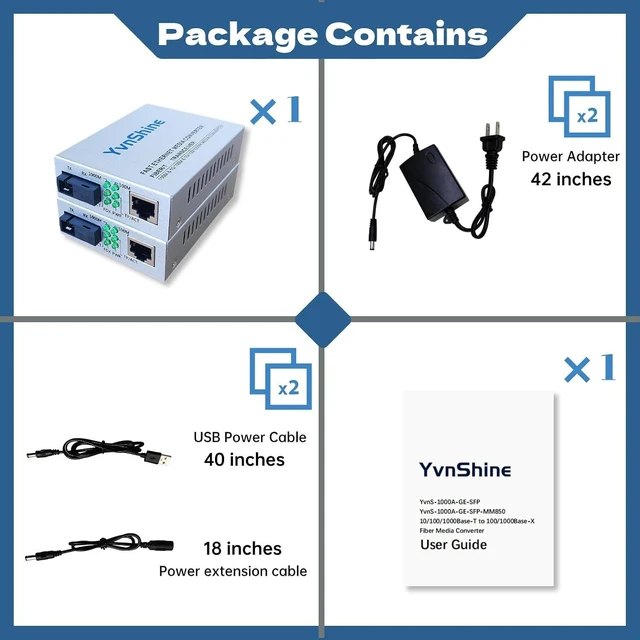 Alt view image 3 of 7 - Gigabit SingleMode Fiber to Ethernet Media Converter, SC to RJ45 (Bidi)
