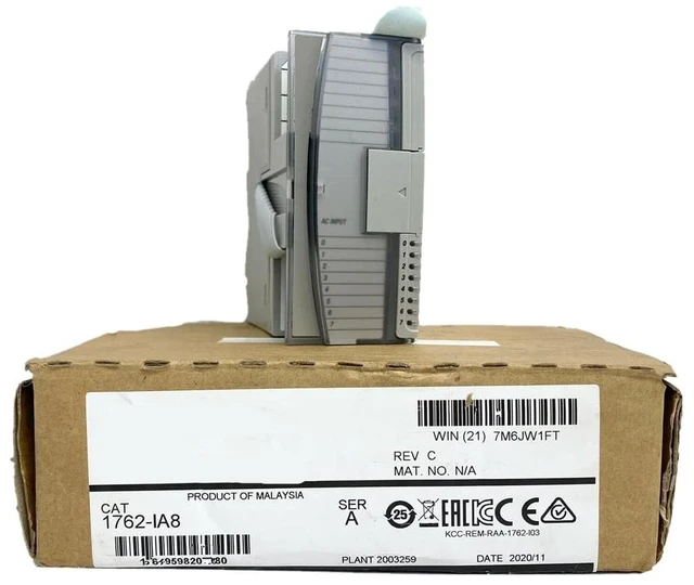 Main image of 1762-IA8 1200 Digital Input Module 120VAC 8PT Sealed in Box with One Year Warranty
