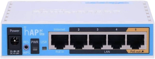 Alt view image 2 of 2 - MikroTik hAP ac lite Dual-concurrent Access Point (RB952Ui-5ac2nD-US)