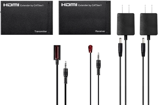 Alt view image 5 of 6 - Monoprice HDMI Extender Over Single CAT6 (TCP/IP) - 100 Meters (328 Feet) With IR Support, HDCP 1.1 - Blackbird Series
