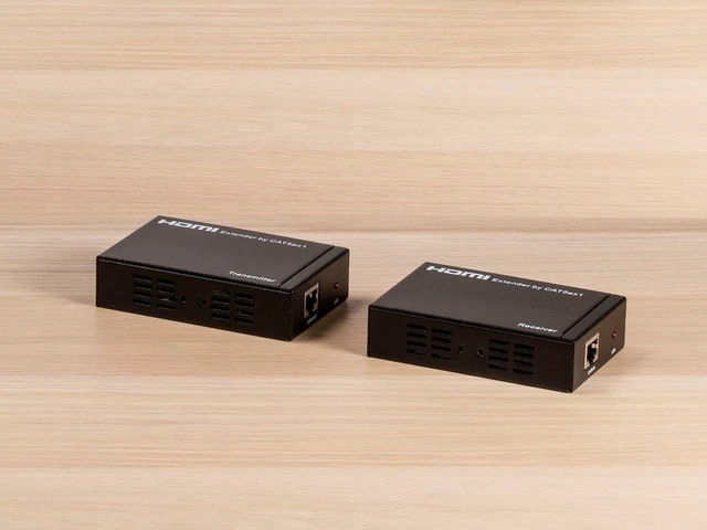 Alt view image 6 of 6 - Monoprice HDMI Extender Over Single CAT6 (TCP/IP) - 100 Meters (328 Feet) With IR Support, HDCP 1.1 - Blackbird Series