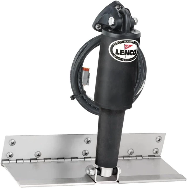 Main image of Lenco 15052-101 LS Trim Tab Kit - 4" x 12", Standard Finish,Black