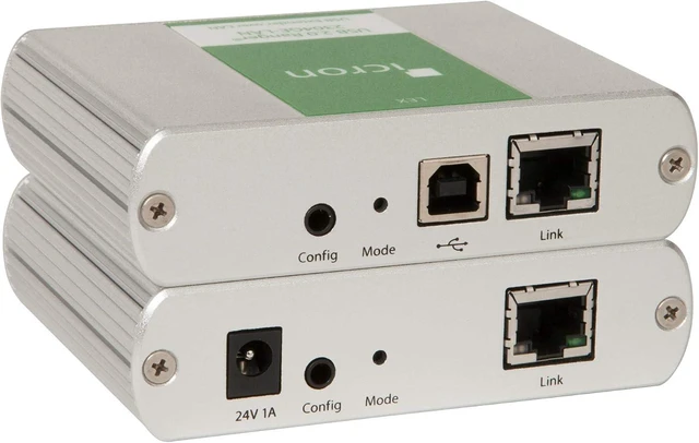 Alt view image 2 of 2 - Icron USB 2.0 Ranger 2304GE-LAN 4-port USB 2.0 Ethernet LAN Extender System-NA Power Cord