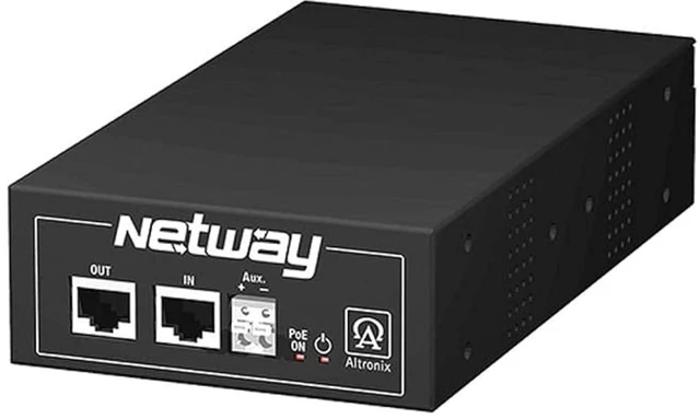 Main image of ALTRONIX NETWAY1D POE, Single Port MIDSPAN Injector - Provides HI-POE (60W)