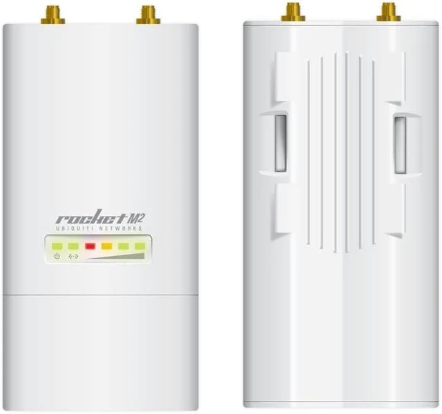Main image of Ubiquiti Rocket M2 2.4GHz Hi-Power 2x2 MIMO AirMax TDMA BaseStation, 28dBm