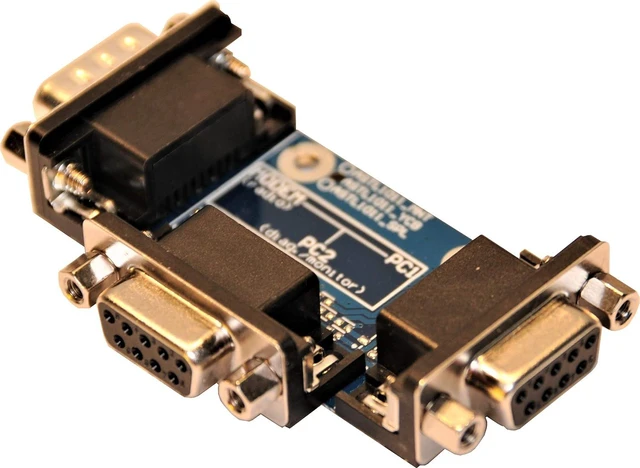 Alt view image 3 of 3 - Black Box 2-Port RS232 DB9 Passive Splitter
