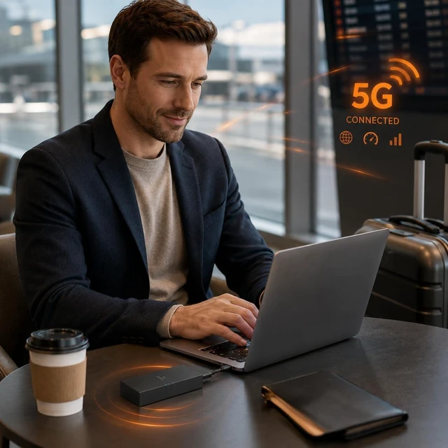 Alt view image 2 of 6 - 5G (NR) & LTE USB-C Dongle Modem w/ 4G LTE Fallback