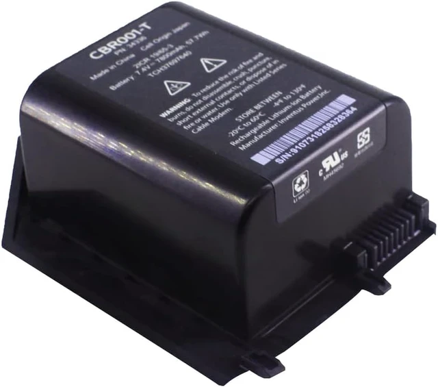 Alt view image 5 of 5 - New CBR001-T for Comcast xfinity Power Cable Modem Battery 7.4V 7800mAh PN34336 Inventus TCH37697640