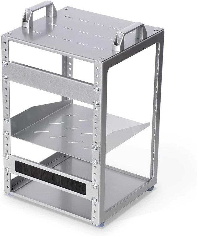 Main image of 8U 10 Inch Network Rack, 9.45 Inch Deep Desktop Mini Stackable Server Rack