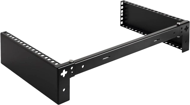 Alt view image 5 of 6 - RackPath 2U Wall Mount Network Rack - Patch Panel Bracket for Server and Network Equipment 11.25 inch Deep Heavy Duty 150lbs Capacity