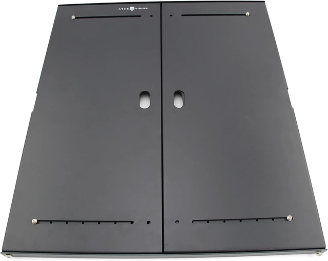 Alt view image 4 of 7 - 12U Patch Panel Bracket Wall Mount Rack for 19 Networking Equipment, Expandable Depth 9.5 to 15.5, Rack Mount, 100lbs Capacity, Perfect for Servers, Sound & Security Equipment! (12U)
