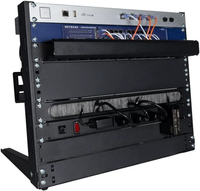Main image of RackSolutions 8U Open Frame 2 Post Desktop Rack for Networking and AV Equipment