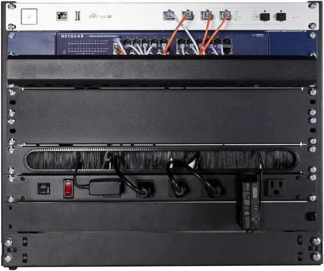 Alt view image 2 of 6 - RackSolutions 8U Open Frame 2 Post Desktop Rack for Networking and AV Equipment