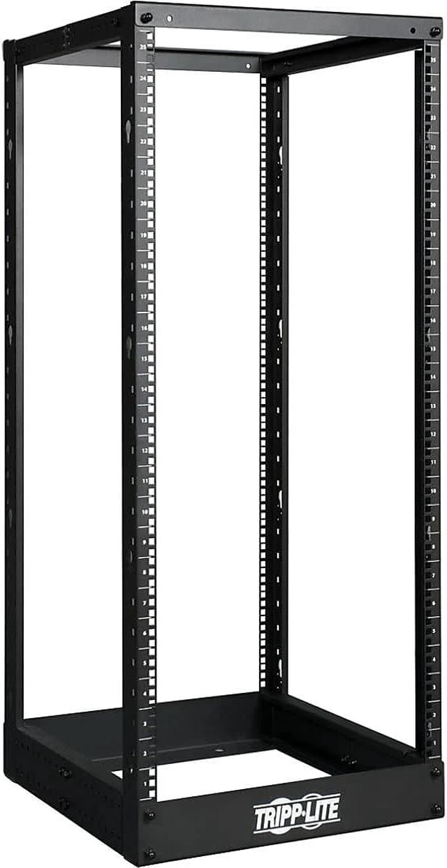 Main image of Tripp Lite 25U 4-Post Open Frame Rack, Network Equipment Rack, 1000 lb. Capacity (SR4POST25)