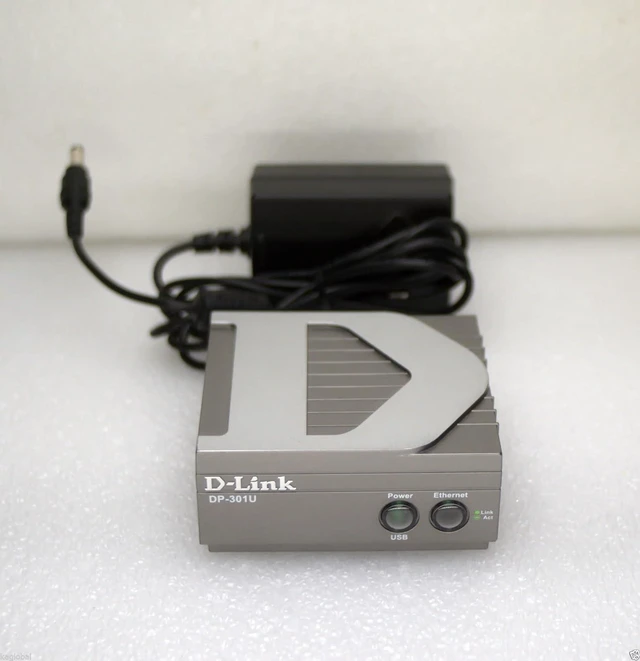 Alt view image 2 of 5 - D-Link DP-301U 10/100TX 1-USB Port Print Server
