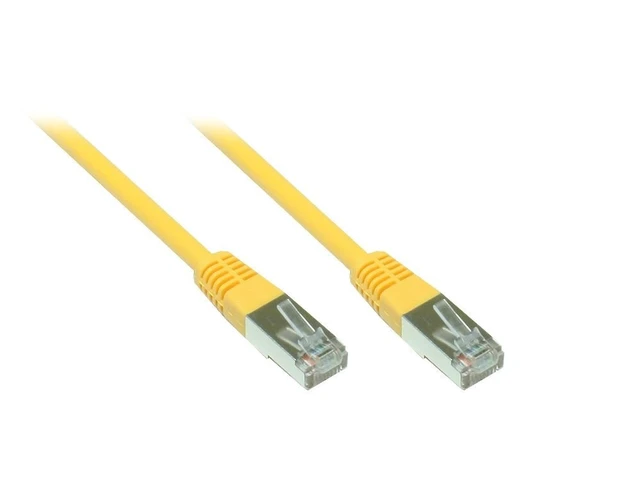 Main image of Good Connections Alcasa 7.5m Cat5e networking cable SF/UTP (S-FTP) Yellow - Alcasa 7.5m Cat5e, 7.5 m, Cat5e, SF/UTP (S-FTP), RJ-45, RJ-45, Yellow