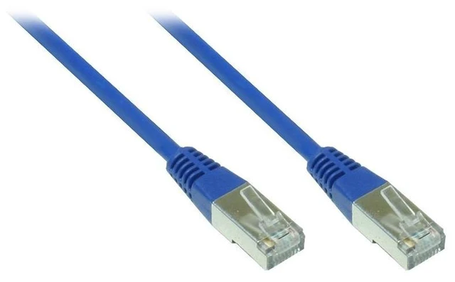 Main image of Good Connections Alcasa 5m Cat5e SF/UTP networking cable SF/UTP (S-FTP) Blue - Alcasa 5m Cat5e SF/UTP, 5 m, Cat5e, SF/UTP (S-FTP), RJ-45, RJ-45, Blue