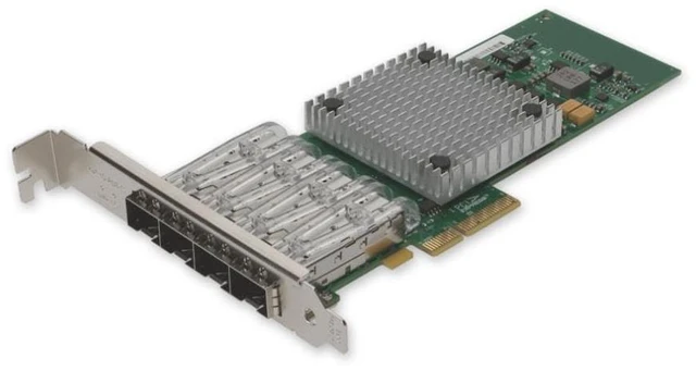 Main image of ADDON 1GBS Quad Open SFP Port PCIE X4 Network Interface Card
