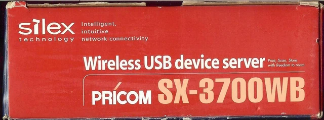 Alt view image 6 of 6 - SILEX TECHNOLOGY PRICOM USB Wireless USB Device Server SX-3700WB