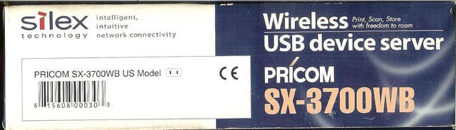 Alt view image 5 of 6 - SILEX TECHNOLOGY PRICOM USB Wireless USB Device Server SX-3700WB