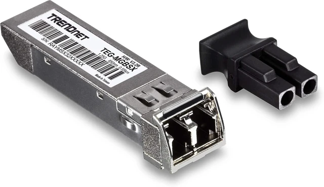 Alt view image 2 of 3 - TRENDnet SFP Multi-Mode LC Module, 40-Pack Bundle, Up to 550m (1800 Ft), Mini-GBIC, Hot Pluggable, IEEE 802.3z Gigabit Ethernet, Supports Up to 1.25 Gbps, Lifetime Protection, Silver, TEG-MGBSX-40
