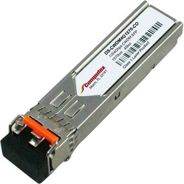 Main image of DS-CWDM4G1570 - Compatible CWDM 1/2/4-Gbps Fibre Channel 1570nm, 40km, SMF SFP transceiver
