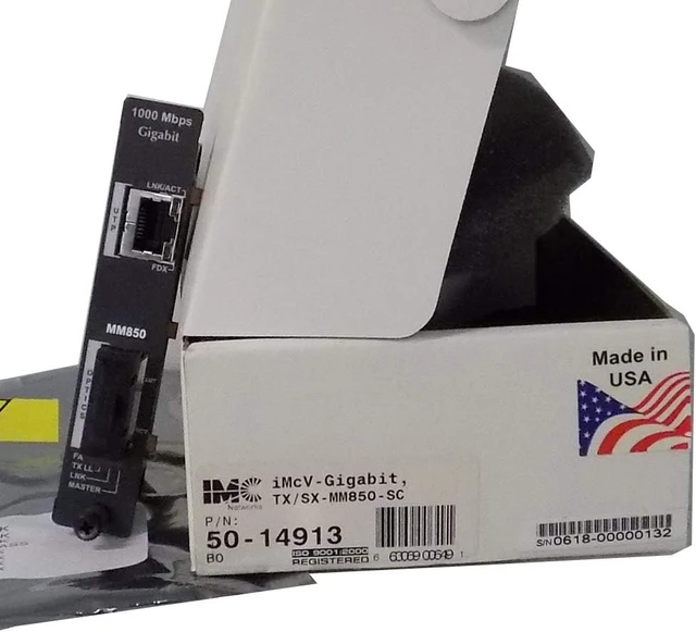 Alt view image 3 of 4 - Imcv-gigabit TX/SX-MM850-SC 300M for Imediachass/Center