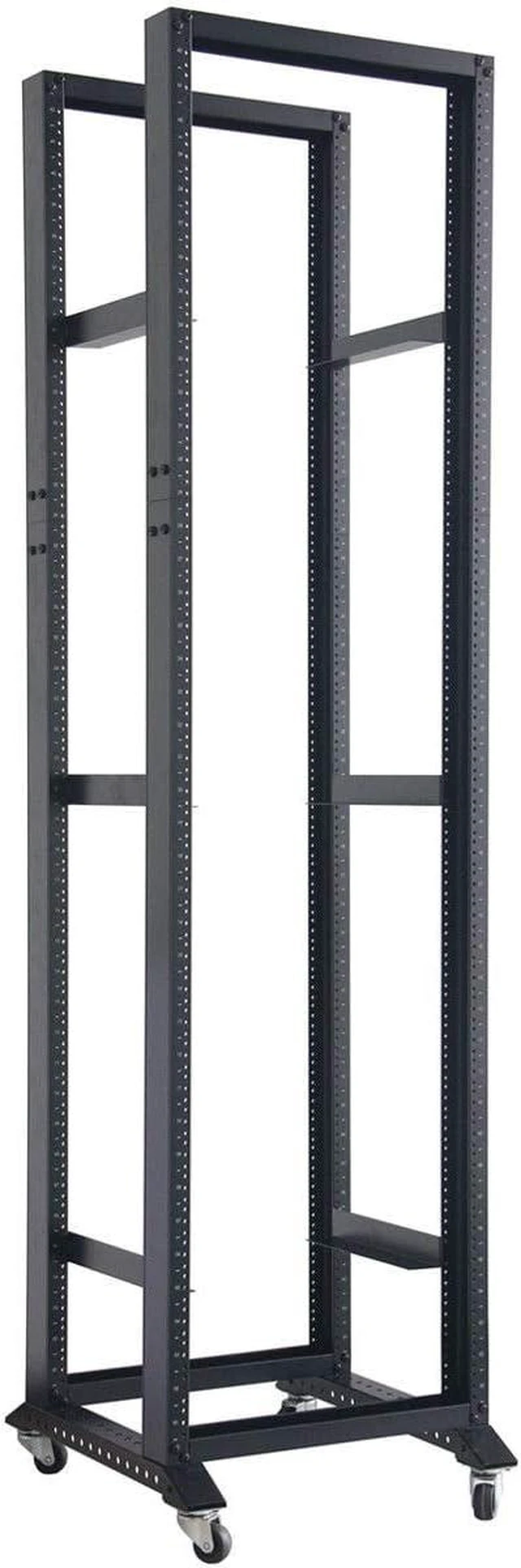 Main image of 42U Open Frame Data Network Server Rack 800MM Deep 4 Post 1Pair of L-Rails