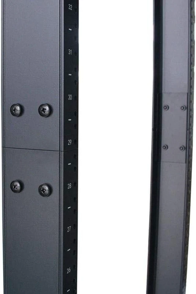 Alt view image 4 of 6 - 42U Open Frame Data Network Server Rack 800MM Deep 4 Post 1Pair of L-Rails