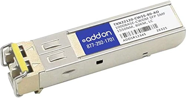 Main image of Add On TXN22120-CW55-80-AO SFP (Mini-Gbic) Module