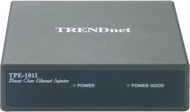Main image of TRENDnet Power Over Ethernet (PoE) Injector TPE-101I (Black)