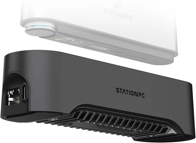 Main image of PocketCloud Dock for Portable NAS, M.2 NVMe Slot, Expend Storage, 2.5GbE Ethernet, PD Charging & USB-A Ports, Modular SSD Storage, Smart Cooling, Dual Backup & Charging (Dock Only, Diskless)