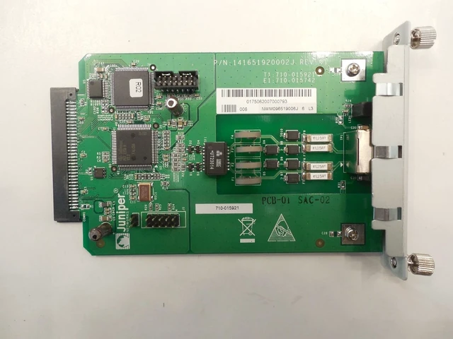 Alt view image 2 of 2 - Juniper JXM-1T1-S 1Port T1 Mini Pluggable Interface Module