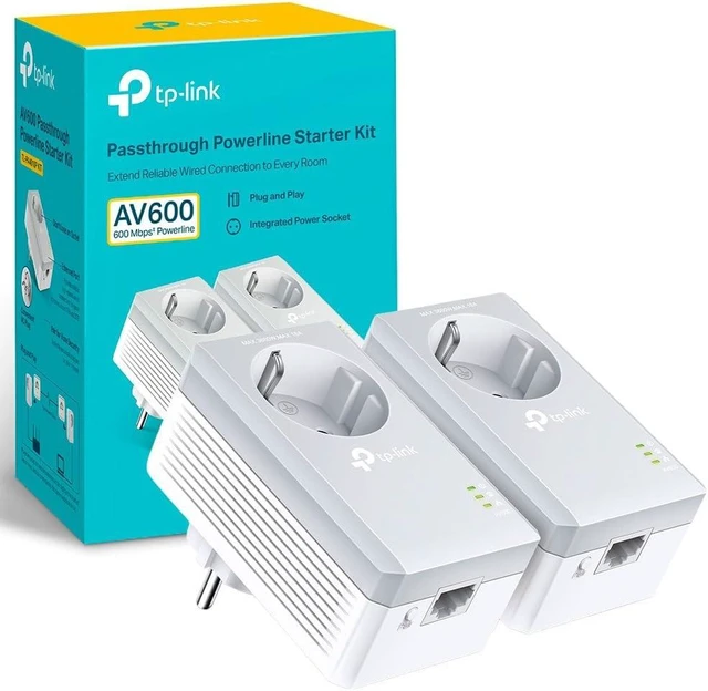 Main image of TP-Link 500MBit Powerline Nano Adapter Schuko Kit