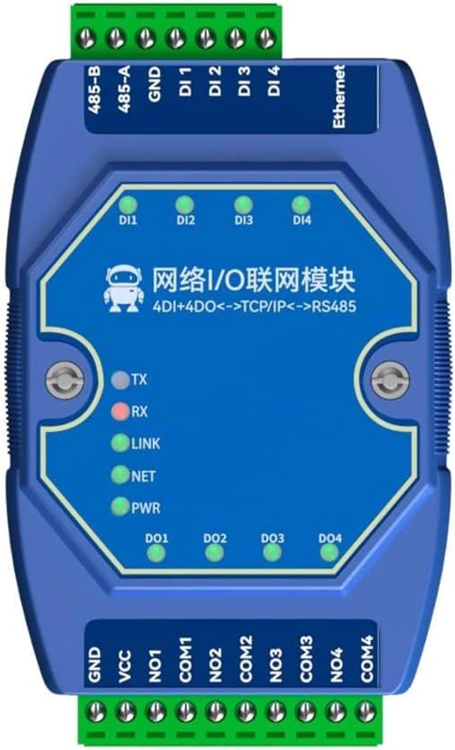 Main image of 4DI+4DO ModBus Gateway ME31-AXAX4040 IoT Ethernet I/O Networking Modem TCP Server RJ45 RS485 Acquisition Control Module