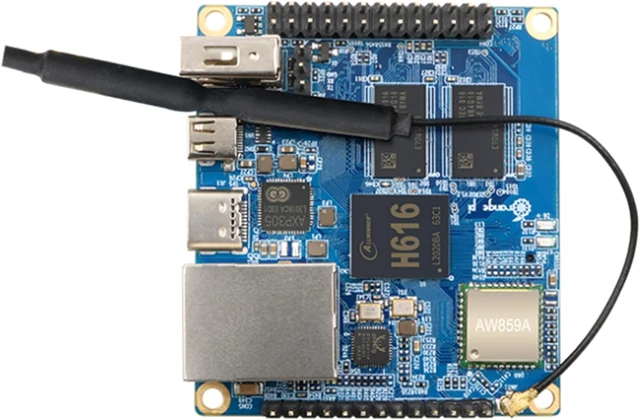 Alt view image 2 of 7 - Orange Pi Zero 2 Development board 1GB RAM with Allwinner H616 Chip,Support BT, Wif,Android 10,Ubuntu,Debian OS Single Board (Zero2+Heat Sink+Power Supply+Case)
