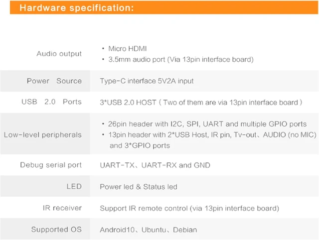 Alt view image 7 of 7 - Orange Pi Zero 2 Development board 1GB RAM with Allwinner H616 Chip,Support BT, Wif,Android 10,Ubuntu,Debian OS Single Board (Zero2+Heat Sink+Power Supply+Case)