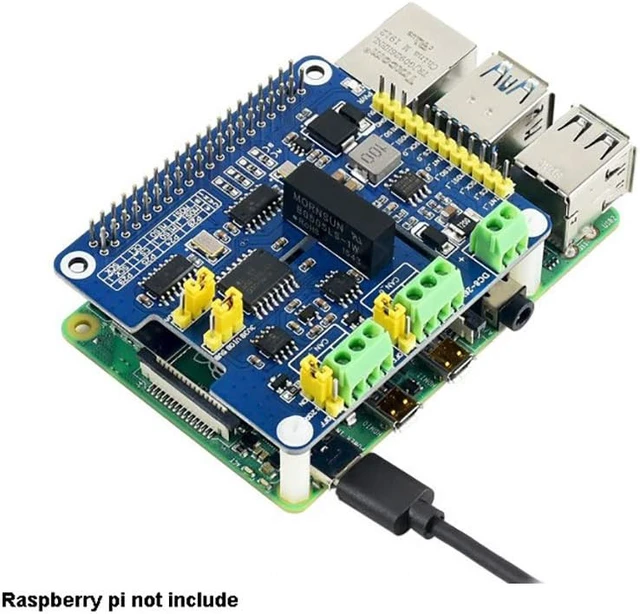 Alt view image 4 of 7 - waveshare 2-Channel(2-CH) Isolated CAN FD Expansion HAT for Raspberry Pi with Multi Onboard Protection Circuits Original CAN 2.0 Protocol up to 8Mbps Data Rate