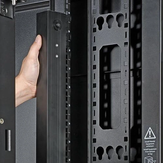 Alt view image 3 of 4 - Tripp Lite SRVRTBAR 42U Rack Enclosure Server Cabinet Vertical Cable Management Bars