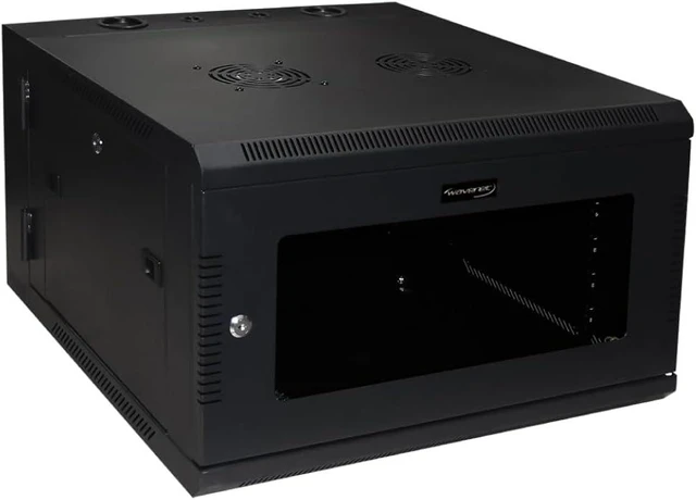 Main image of 3005-N 24 in. 6U Server Wall Mount Cabinet Black