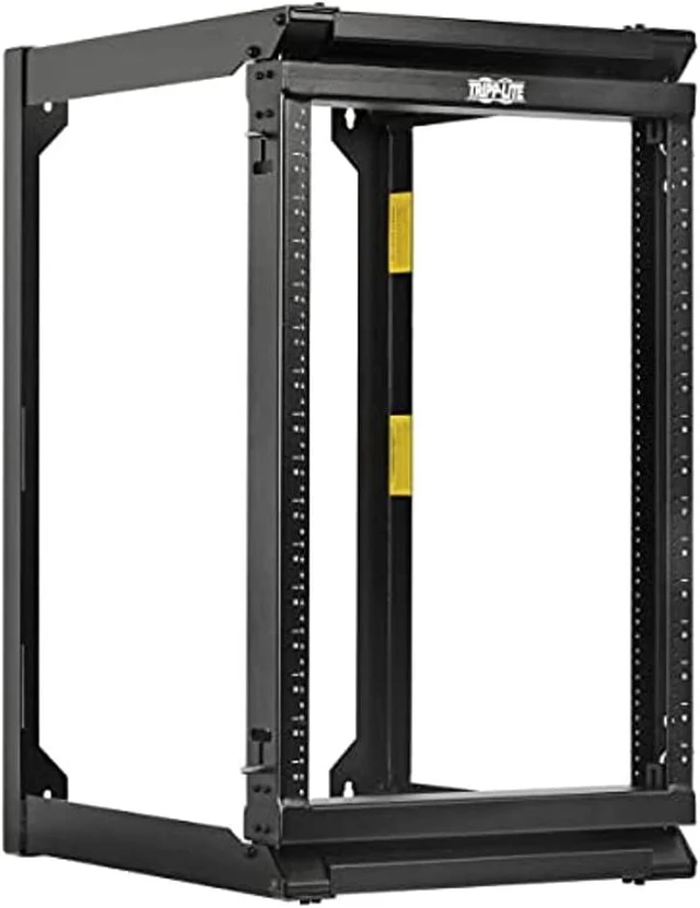 Main image of Tripp Lite 16U Wall-Mount Open Frame Server Rack Enclosure, 2-Post, Hinged Front, Heavy-Duty Steel, 12-24 Threaded & Numbered Mounting Holes, 5-Year Warranty (SRWO16US)